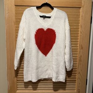Torrid Adorable Valentines Heart Sweater